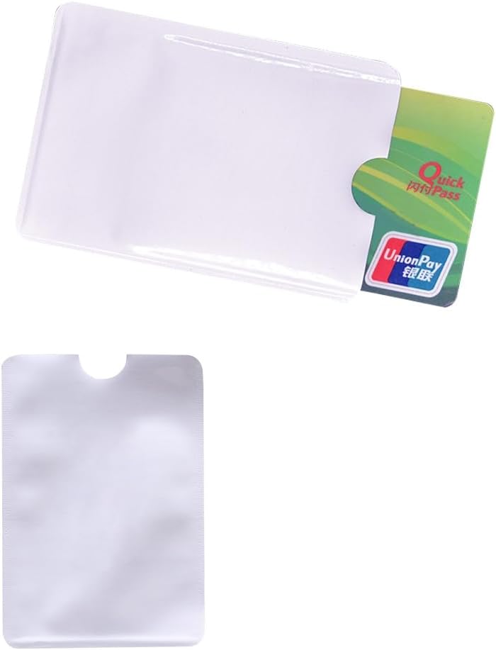 Business Credit Card Holder RFID Blocking Sleeve Protector Shield Holder for Cas
