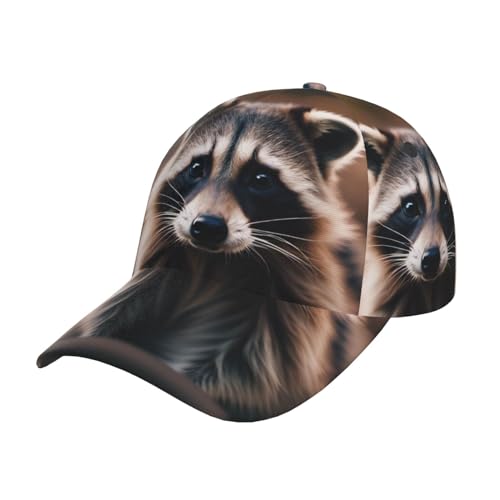 Casquette baseball raton laveur chapeau sport polyvalent délavé mixte pour l'été