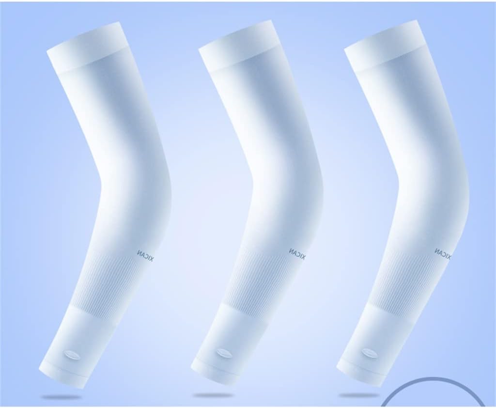 HBJWOV 3 Pairs of ICY Sleeve Sleeves Arm Guard Men and Women Sleeve Sleeve Ice Silk Arm Sleeve Sleeve Thin Section(Black)
