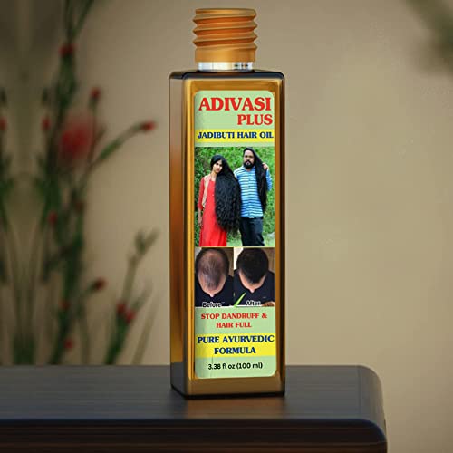 Adivasi Plus Ayurvedic Hair Care Herbal Hair Oil Sesame oil, coconut