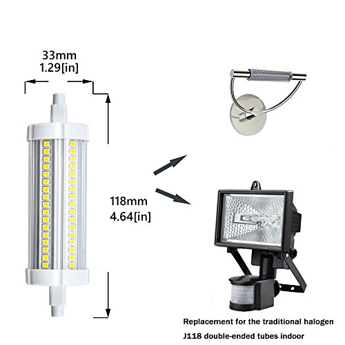 Luxvista R7S 20W LED 118mm Lampadina Doppio
