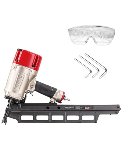 meite SN3483F 30 Degree Framing Nailer Pneumatic Nail Gun, A