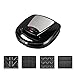 VARADOMO Waffeleisen Sandwichmaker 4 in 1 Toast Driver Sandwich Toaster Panini Presse mit Abnehmbarer Antihaftplatte LED-Anzeigen 750 W