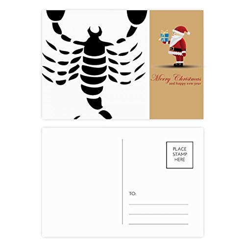 Cartes postales Signe Zodiaque Scorpion constellation Père Noël