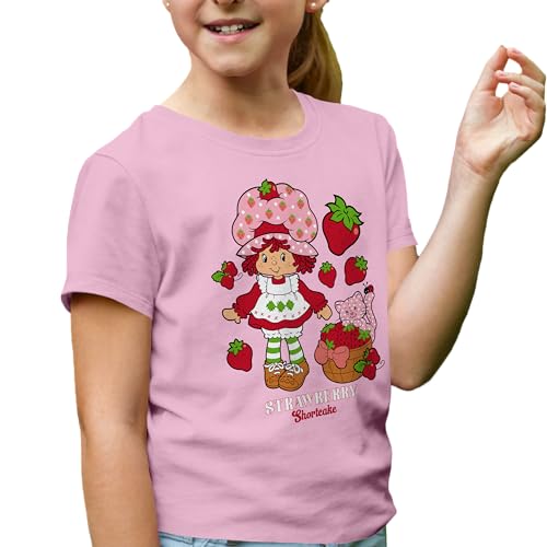 Isaac Morris Limited Strawberry Shortcake Kitties Adult and Kids Sized Short Sleeve T-Shirts