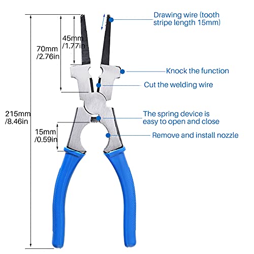 Professionele Lasklem, Multifunctionele Lastangen Voor Koolstofstaal, Voor Lassen, Elektrisch, Mechanisch, Werkplaats En… - Image 5
