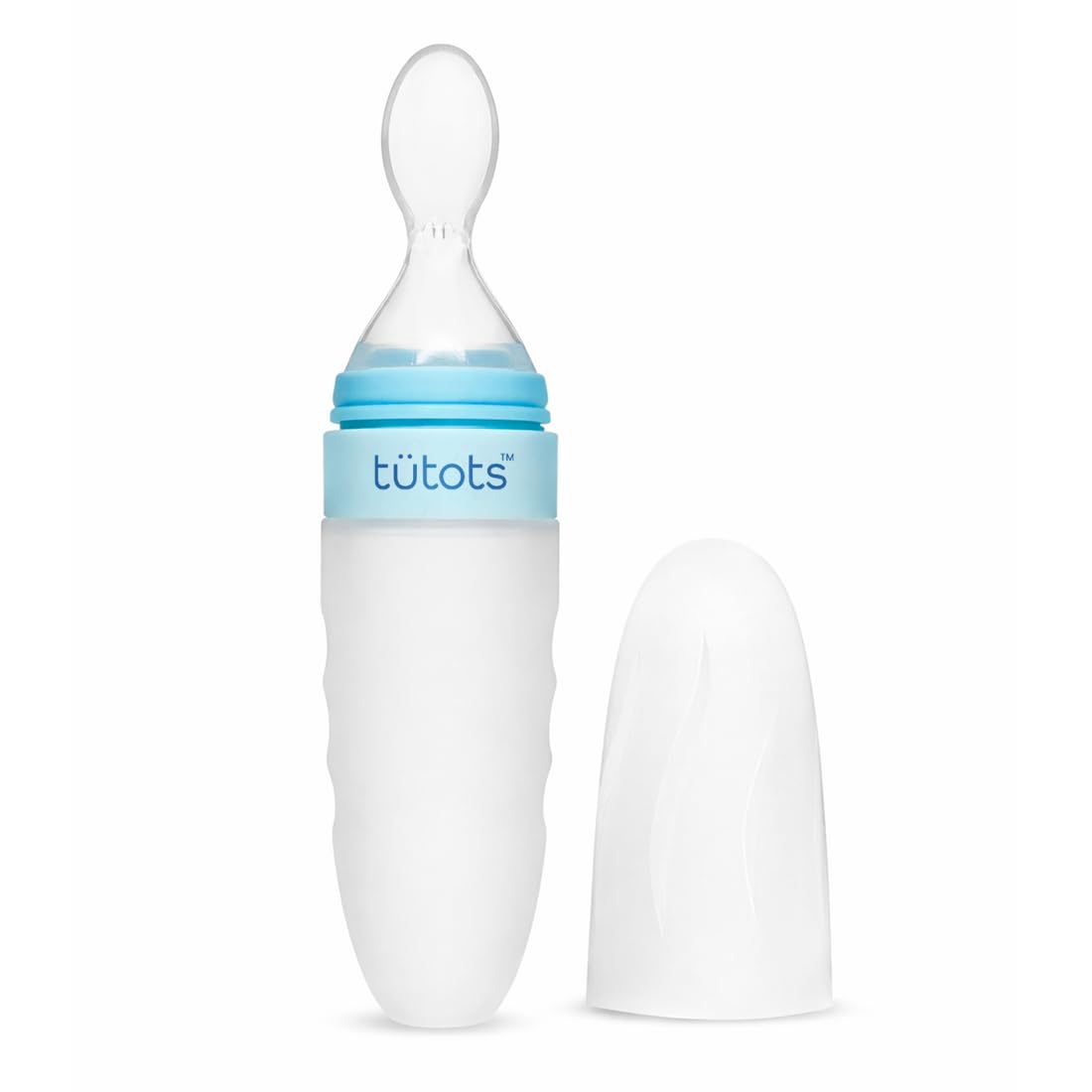 tütots First Feed Food Feeder for Kids, 90ml Capacity, Premium Soft Silicone Spoon Food Grade BPA Free Material-image-34