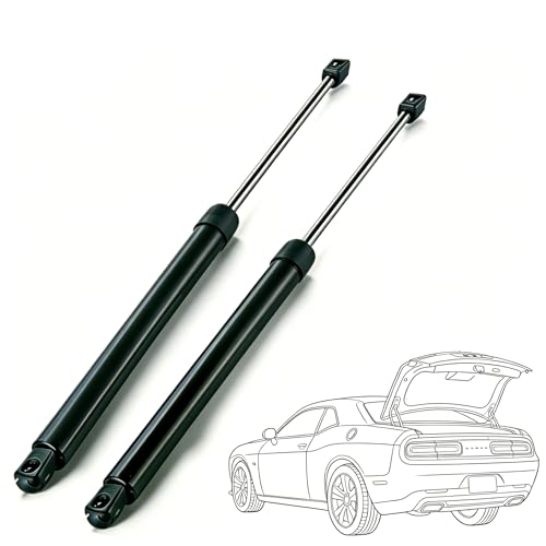 Sinma 2Pcs Rear Trunk Lift Supports Struts Shocks Gas Springs Compatible with 2008-2020 Dodge Challenger (No Spoiler) Replace OEM 04589645AB for Challenger Base/RT/SE/SRT/SXT