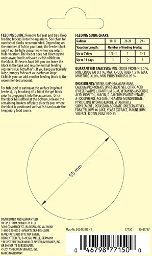 Tetra 77150 Vacation Gel Feeder Block, 14-Day