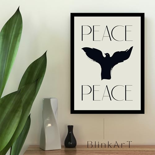 Image of BLINKART Trendy Abstract Wall Art Painting Print Design | Aesthetic Wall Decor Photo Artwork Frame Decoration Hanging For Home Bedroom Living Room Office Wall Decor | T066 | 13x10 Inches