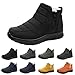 Snow Boots for Women Comfortable Warm Fur Lined Ankle Booties Lightweight Waterproof Fur Fuzzy Thermal Soft Booties Fashion Outdoor Anti Slip Shoes Slip On Hiking Short Boots