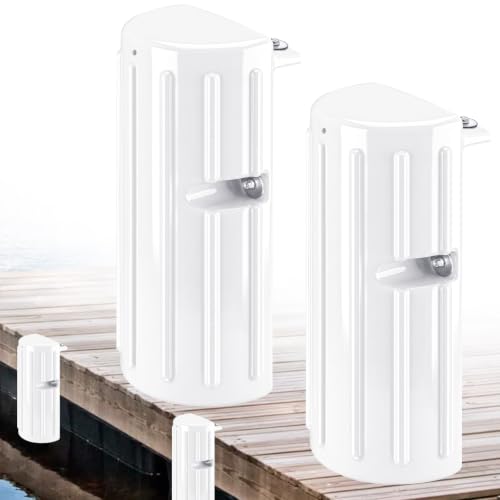 Image of Dock Bumper Fender,Boat Dock Bumpers for Edge or Side,Marine Fender Guard Vertical Protection,Durable Construction,Include Mounting Hardware