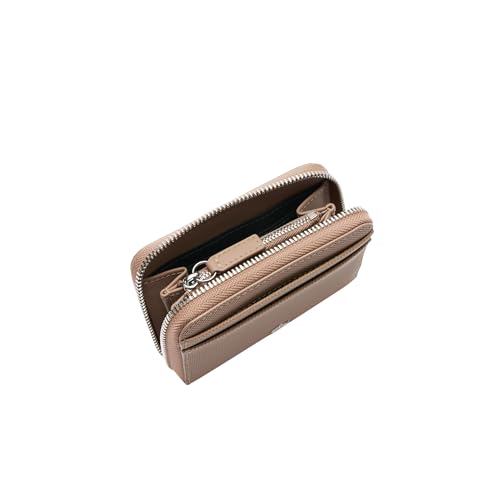 Image of Lacoste Women's Daily City Small Zipped Billfold, Taupe