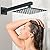 Ackwave Shower Faucet Matte Black Shower System with 8 Inches Rain Shower Head and Handheld Spray Bathroom Luxury Rain Shower Faucet Set Complete Wall Mounted