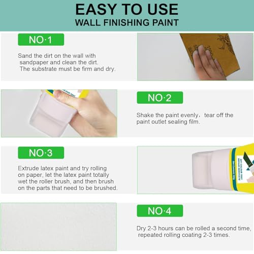 Image of The Decor Co. Wall Crack Filler Tube Water Resistant Sealant Paste Agent for Home Kitchen Bathroom Roof and Room Gap Grout Hole DIY Repair & Paint Use (Cream, Pack of 1, 100g)