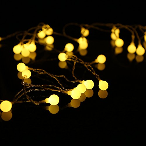 Andoer String Light 0.6W 10M / 32.8Ft 80LEDs IP44 com bateria de resistência à água e controle remot