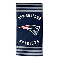 Northwest The Company New England Patriots Strandtuch, gestreift, 30 x 60 cm
