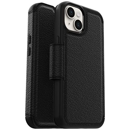Coque OtterBox Strada Via Pour IPhone 13 - Folio Noir Avec Porte-Carte