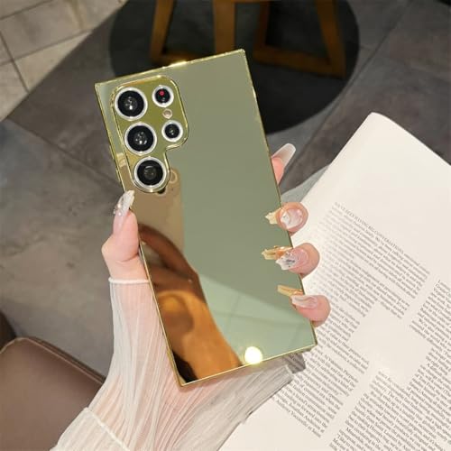 Coque miroir Samsung A34 dorée pour ne plus rayer votre écran - 2