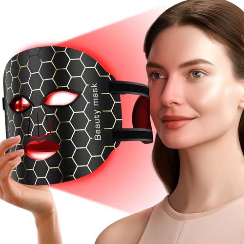 Amazon.co.jp: 顔用レッドライトマスク、7色LEDライトフェイス