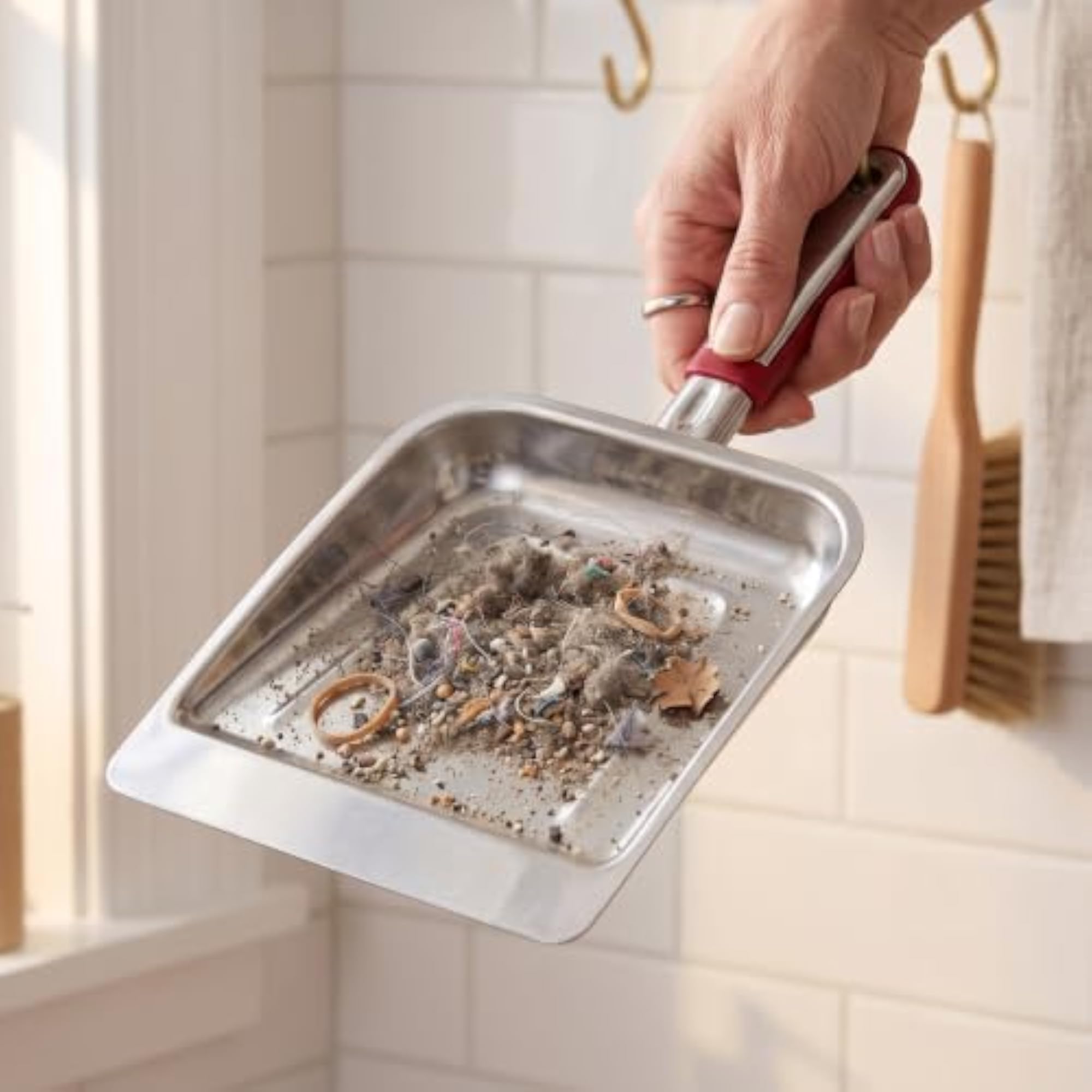 Stainless Steel Dust Pan, Supadi, Standard Pack of 1