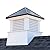 Good Directions 2130MVBLK Manchester Vinyl Black Aluminum Roof 30" x 40" Cupola, 30" Square x 40" high