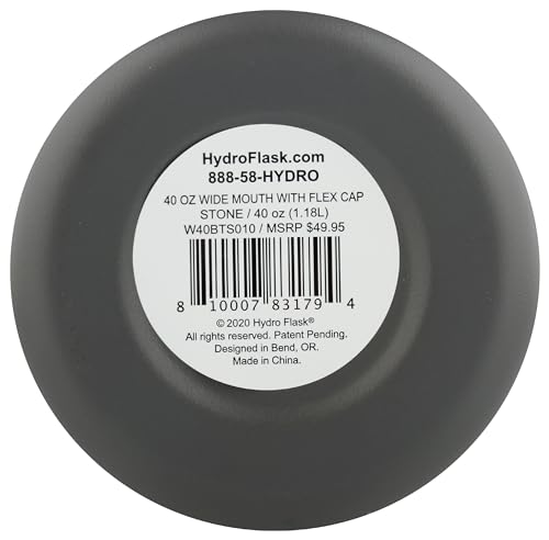 Image of Hydro Flask 40 Oz Wide Flex Cap Stone