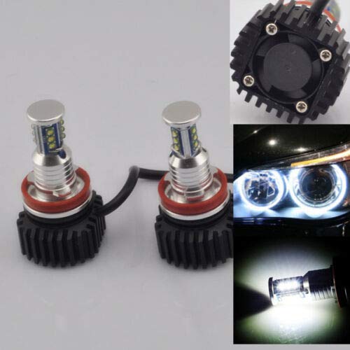 Yunjiadodo2pcs Angel Eye Halo Ring Light 60W CREE LED for BMW H8 E92 328i 335i E93 E89 Z4