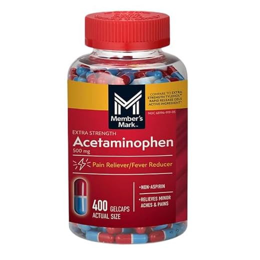 Acetaminophen 500mg Extra Strength Gelcaps