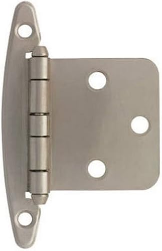 Liberty H01010L-SN-U Bisagra superpuesta sin resorte, paquete de 2