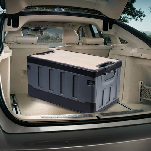 Générique Storage Box, Deck Box – 35L Outdoor Storage Container With Lockable Lid And Handles, All-Weather PP Material, Stackable Utility Boxes And Seat For Camping, Patio Garage – Image 5