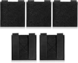 TogtherKings 5 Pezzi tattici autoadesivi Molle, Toppe Tattiche, Pannello Patch Molle, tabellone per zaino esterno, accessori fai da te, per bacheca, distintivi e insegne 10,5 x 10,5 cm(Nero)