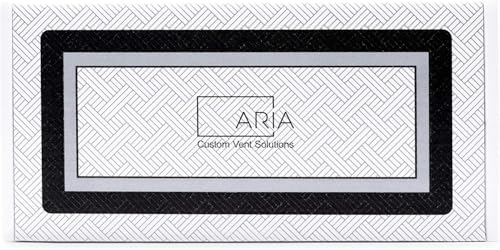 AriaVent Metal 4x10 (Matte Black) air Vent Covers for Home Floor. AC. by Generic - Image 3