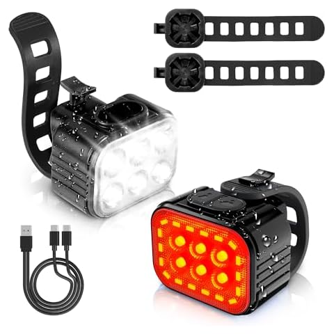 WORKPRO Rechargeable Bike Lights Set Cover