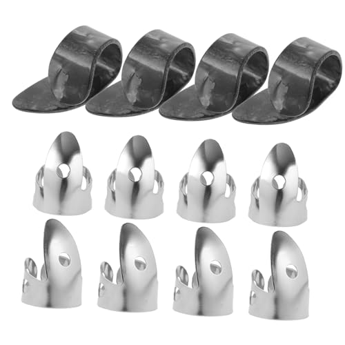 NOLITOY 12個 サムピック ギターピックは厚い バルクギターピック ベースギターのピック guitar pick エレキギター用のギターピック ギターアクセサリーキット セルロイド