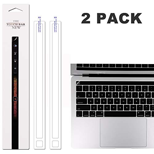 2-Pack Touch Bar Protector Skin Film Compatible with New MacBook Pro 13