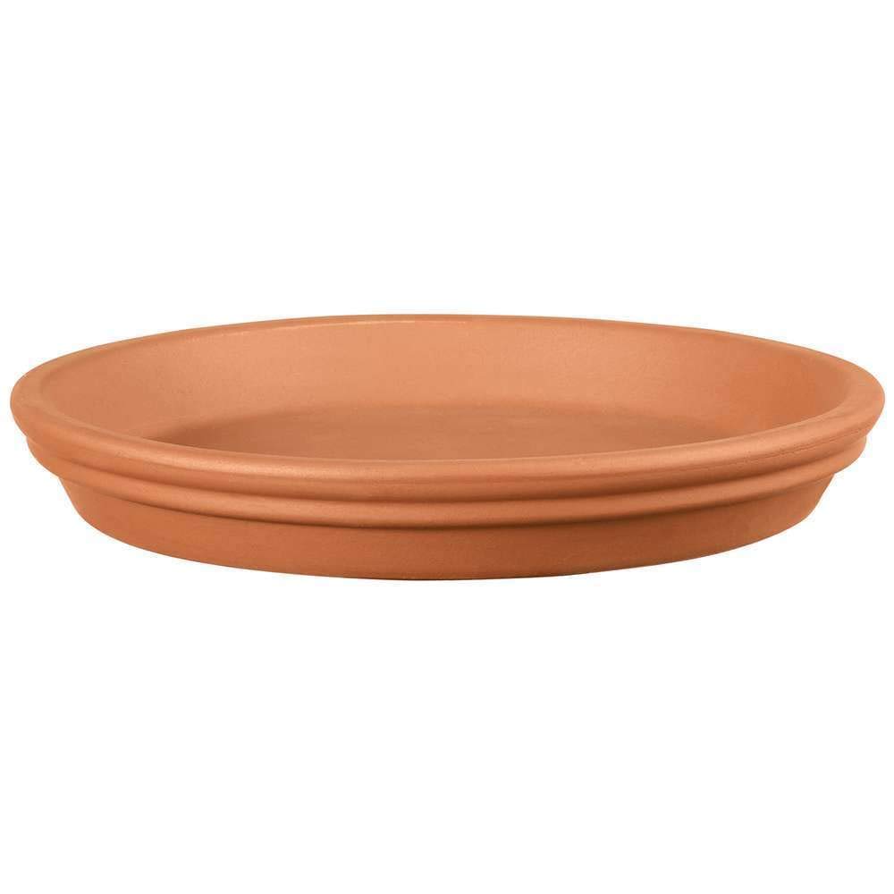 DEROMA 87360PZ Clay Plant Saucer, 14-1/2-Inch