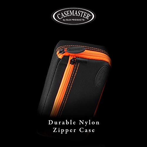 Casemaster By Gld Products Plazma Black With Orange Trim Dart Case #TOP3