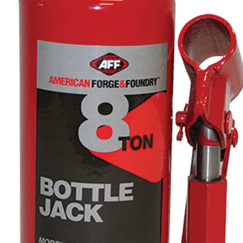 Aff Heavy Duty 8 Ton Bottle Jack, Manual, Machine Hardened Steel Saddles, Centered Pumps And Rams, 3508 #TOP2