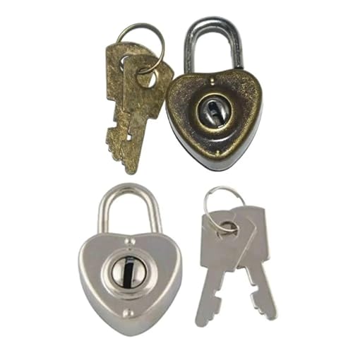 Cadenas archaize vintage en cœur pour décorer vos boîtes à bijoux et carnets - 5