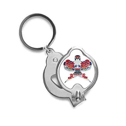 Coupe-ongles de précision avec motif cerf-volant chinois traditionnel