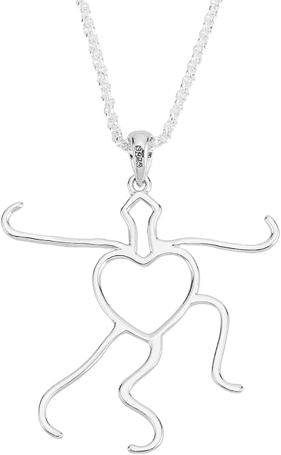 PH PandaHall 925 Sterling Silver Necklace Making Kit, Irregular Gemstone Support Cabochon Base With 46cm Necklace Chain