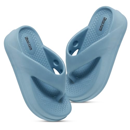 Image of DOCTOR HEALTH SUPER SOFT Women's Hot Pink Flip-Flops Slippers | Flip-Flops | Women's & Girl's Slippers | Comfortable & Lightweight | Soft Foot Massager | All Day Wear Flip-Flops Slipper