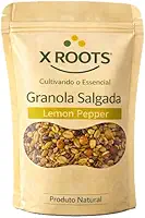 Granola Salgada Lemon Pepper | Mix Crocante com Toque Cítrico e Especiarias | Ideal para Saladas, Sopas e Pratos Gourmet - 500gr - X Roots
