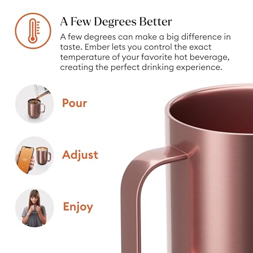Image of Ember Mug Temperature Control Smart Mug 14oz - Rose Gold