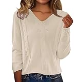 【Matériau】Ce pull pour femme est confectionné dans un mélange de matières tricotées douces et agréables au toucher, qui offrent une excellente rétention de la chaleur. Le tricot ajouré est exceptionnellement durable et résistant au boulochage, ce qui le rend idéal pour un usage quotidien tout au long de l'automne et de l'hiver.