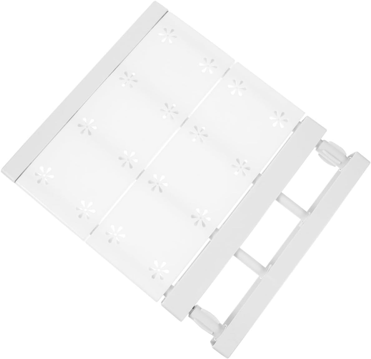 1set Closet Tension Shelf Expandable Wardrobe Partition Rack Space-Saving Storage Rack