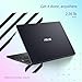 ASUS Vivobook Go 11.6” HD Slim Laptop, Intel Dual Core N4500, Intel Graphics, 4GB, 128GB, Windows 11 Home, SonicMaster, ErgoSense, Black, L210KA-ES04