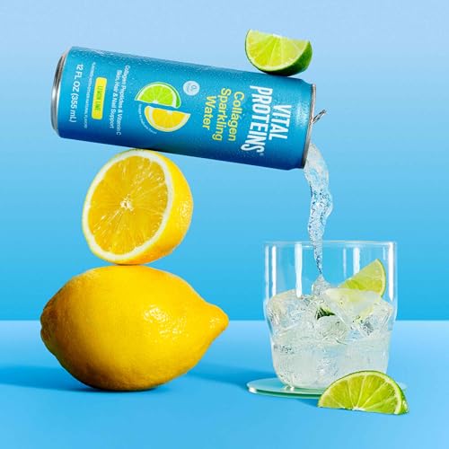 Vital Proteins Collagen Sparkling Water Lemon Lime 12 FL OZ Can 12 Pack - image 2