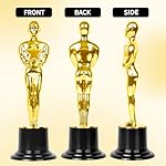Plastic Gold Star Award Trophies 24 Pack 6 Inch Tall Golden Statue Award for Party Decorations, Party Favors, School Award, Game Prize, Party Prize and Appreciation Gifts - Image 4